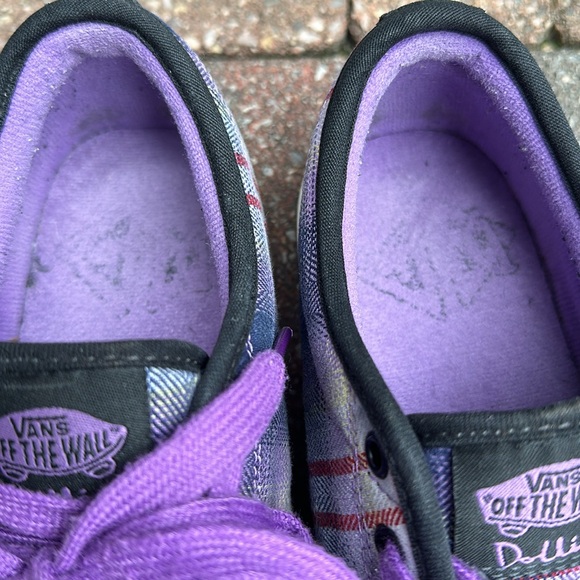 Dusty Dollin Off The Wall Plaid Rare Find Vans - Picture 7 of 10